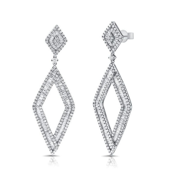 14K GOLD DIAMOND JULIA EARRINGS