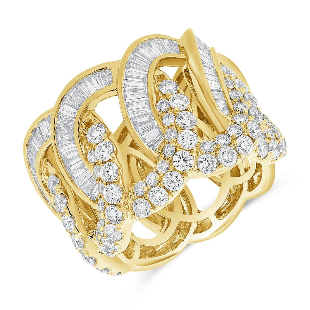 14K GOLD DIAMOND TANYA RING