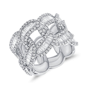 14K GOLD DIAMOND EMILY RING