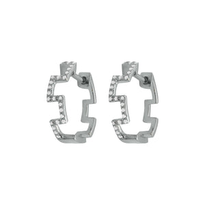 14K GOLD DIAMOND ANNA HUGGIES
