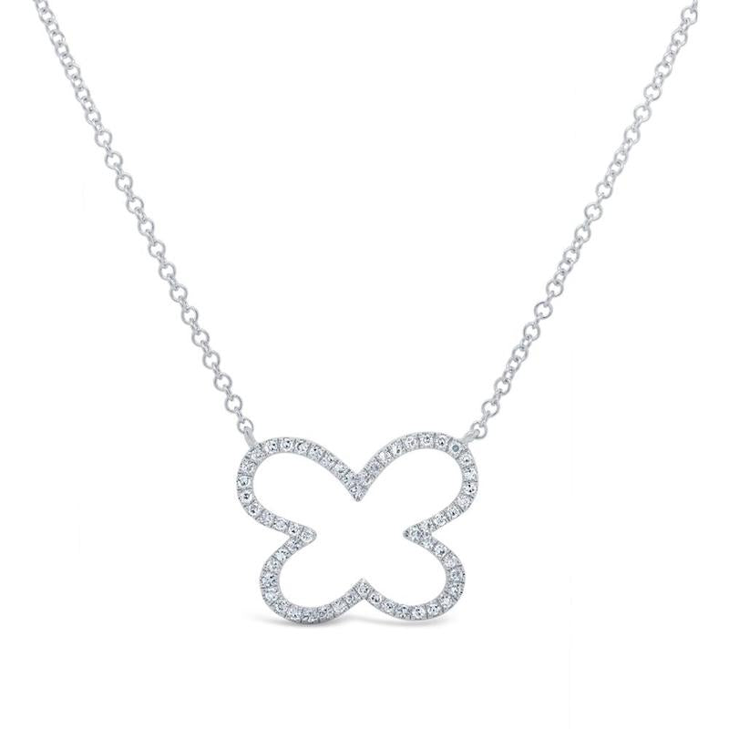 14K GOLD DIAMOND AVA BUTTERFLY NECKLACE