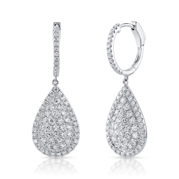 14K GOLD DIAMOND RISA EARRINGS