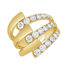 14K GOLD DIAMOND RAE RING