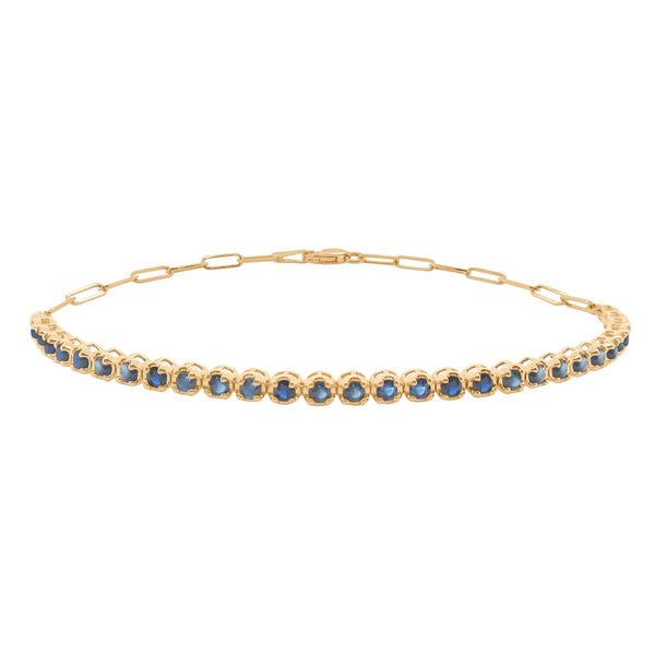 14K GOLD SAPPHIRE ADDISON BRACELET