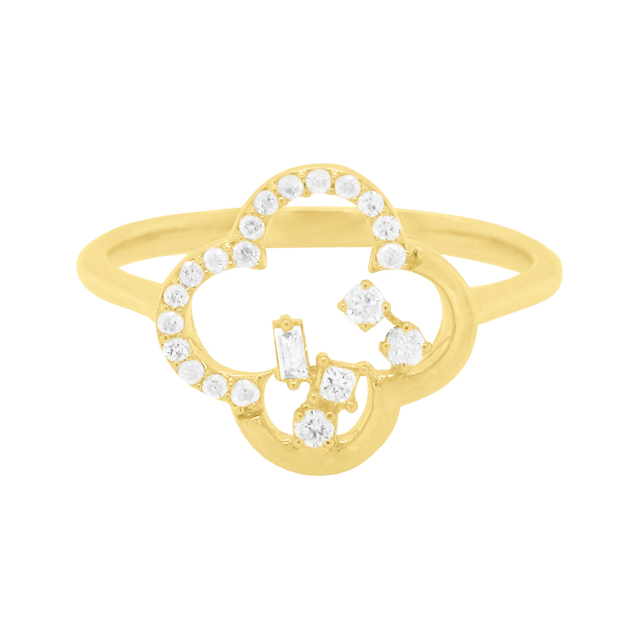 The Circle Clover Ring