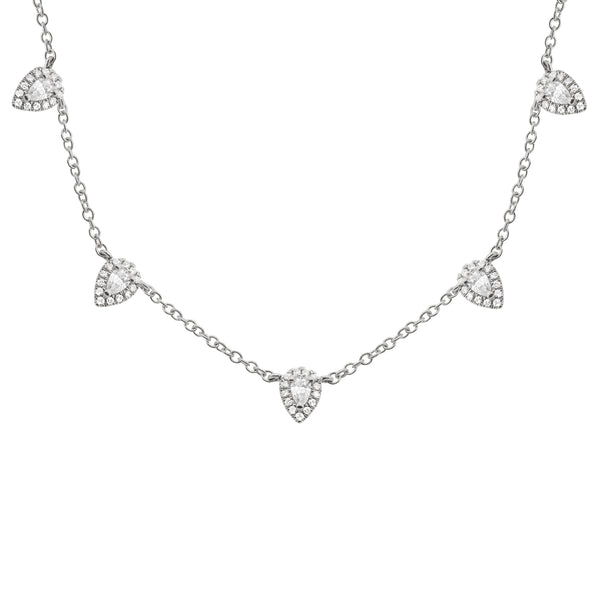 14K GOLD DIAMOND COCO NECKLACE