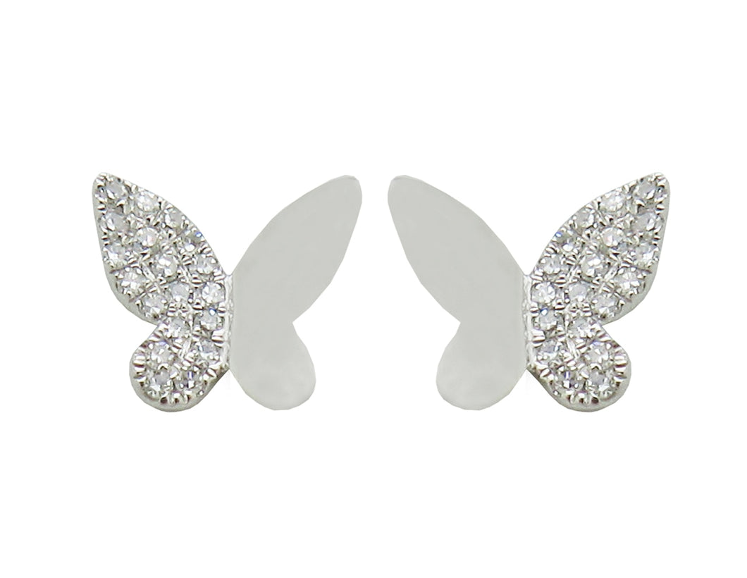 14K GOLD DIAMOND ROSALIE EARRINGS