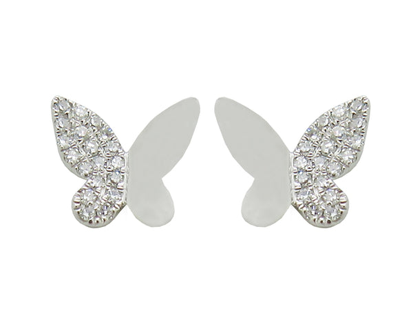 14K GOLD DIAMOND ROSALIE EARRINGS