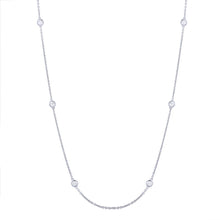 14K GOLD DIAMONDS BY THE YARD CHAIN NECKLACE