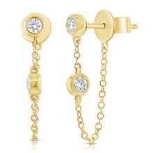 14K GOLD DIAMOND JENNA EARRINGS