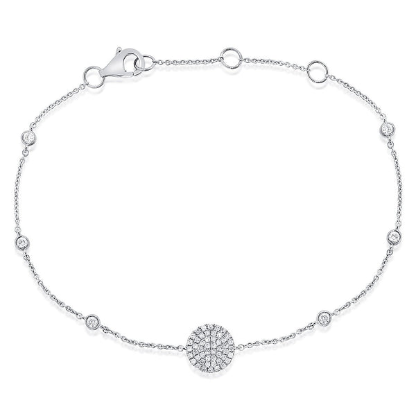 14K GOLD DIAMOND ARIELLA CIRCLE BRACELET