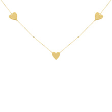 14K GOLD DIAMOND NOLA HEART NECKLACE