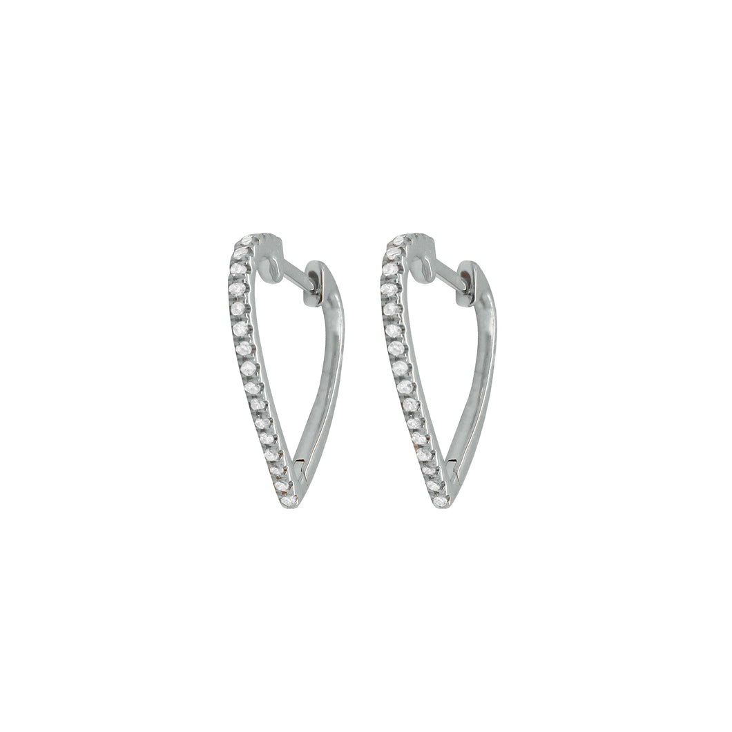 14K GOLD DIAMOND ERIN HUGGIES