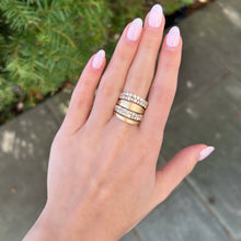 14K GOLD DIAMOND MIKA RING