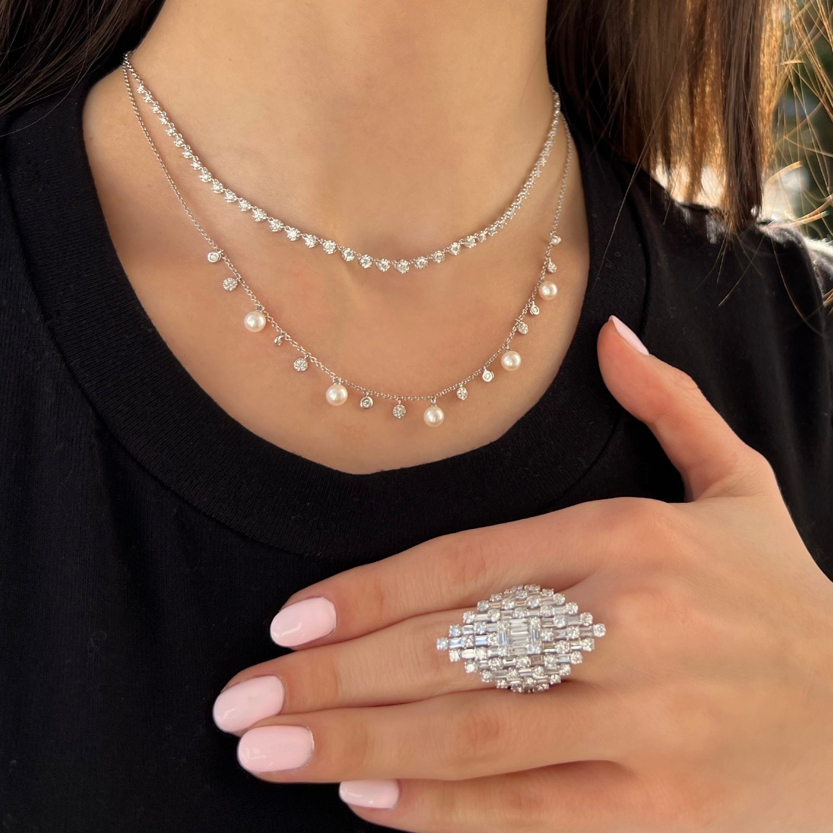 Zara diamond necklace Clearance