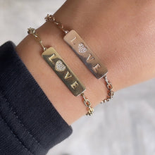 14K GOLD DIAMOND JORDYN LOVE BRACELET