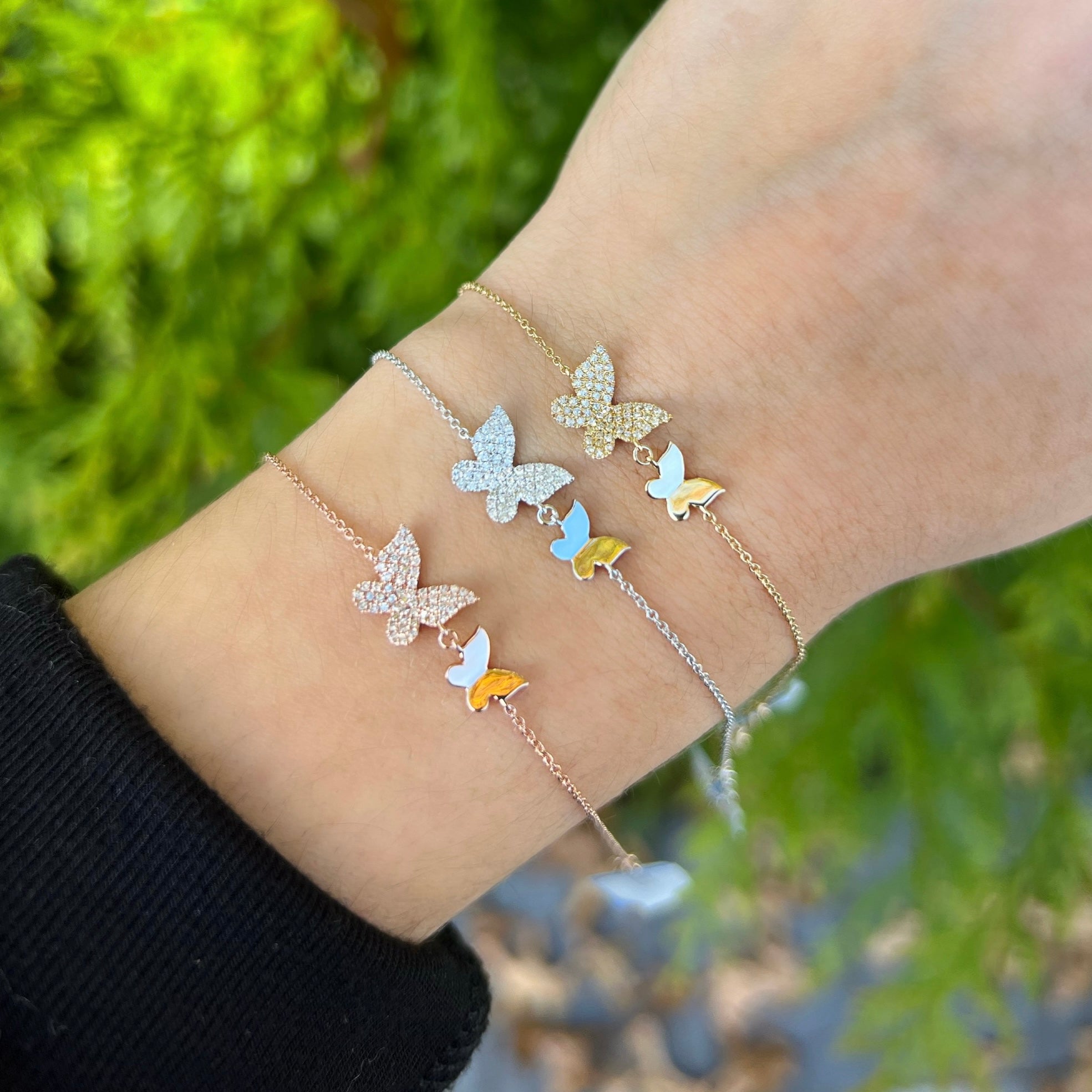 Silver Butterfly Bracelet – ThePrincessJewelry