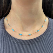 14K GOLD TURQUOISE ANNA NECKLACE
