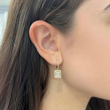 14K GOLD DIAMOND ABBY BAGUETTE EARRINGS