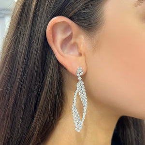 14K GOLD DIAMOND KRISTA EARRINGS