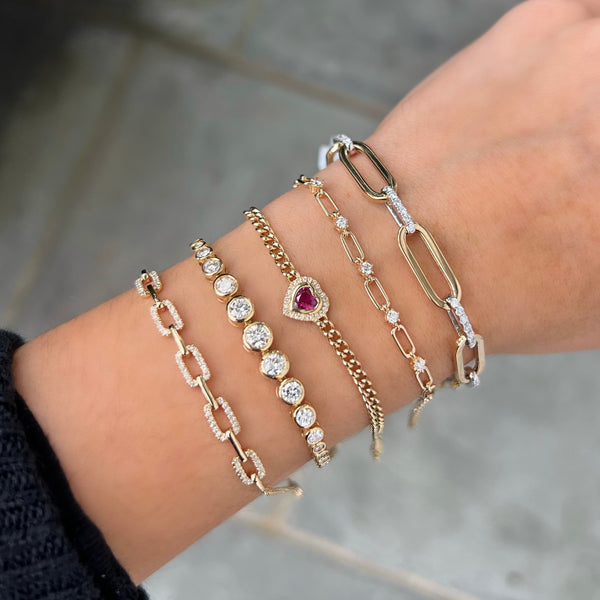 14K GOLD DIAMOND SKYLAR BRACELET