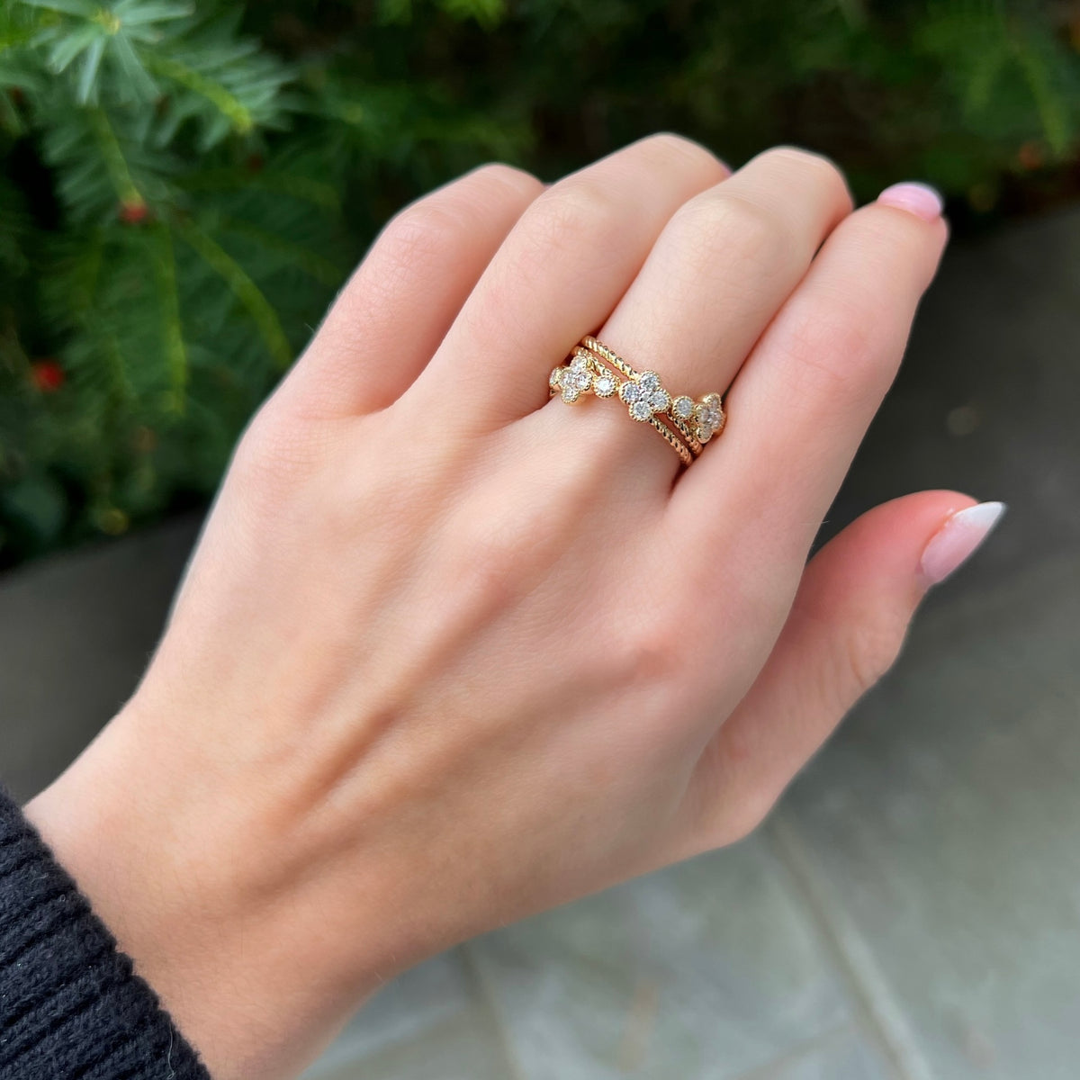 14K GOLD DIAMOND JANIE RING – Jen K Online