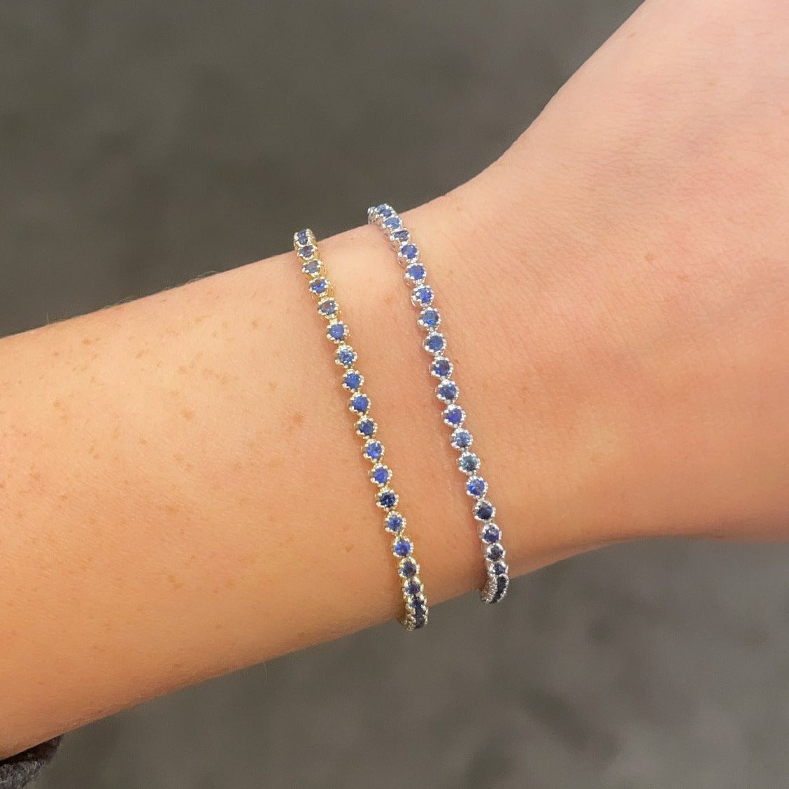 14K GOLD SAPPHIRE ADDISON BRACELET – Jen K Online