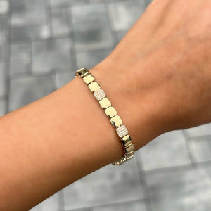 14K GOLD DIAMOND RAMONA BRACELET