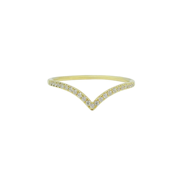 14K GOLD DIAMOND ADINA RING