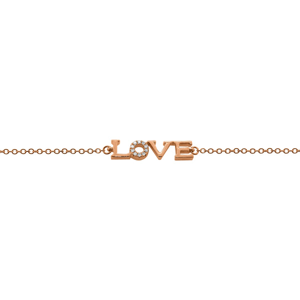 14K GOLD DIAMOND MARA LOVE BRACELET