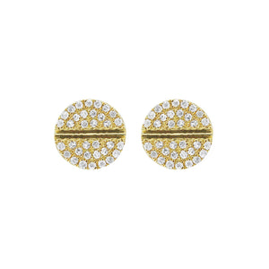 14K GOLD DIAMOND LEXI STUDS