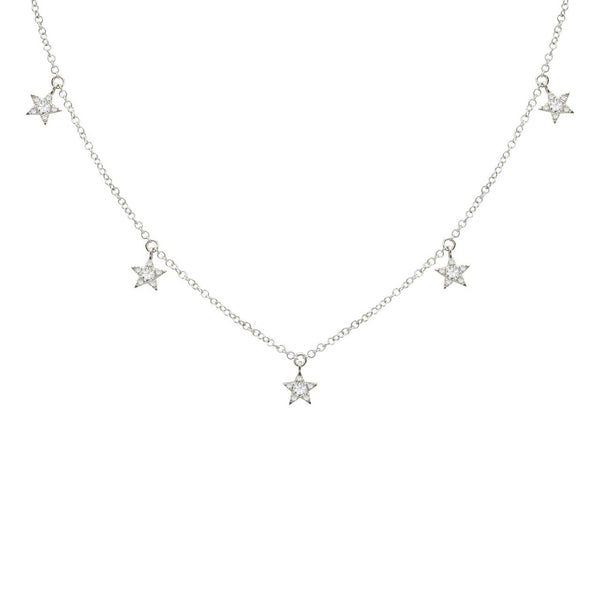 14K GOLD DIAMOND NIKKI STAR NECKLACE