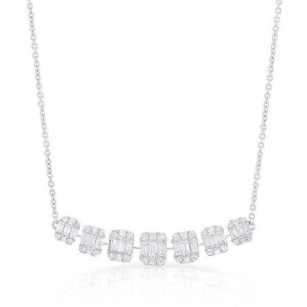 14K GOLD DIAMOND SOPHIE BAGUETTE NECKLACE