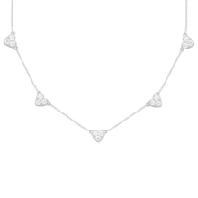 14K GOLD DIAMOND LAURIE HEART NECKLACE