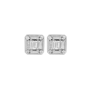 14K GOLD DIAMOND TANA STUDS