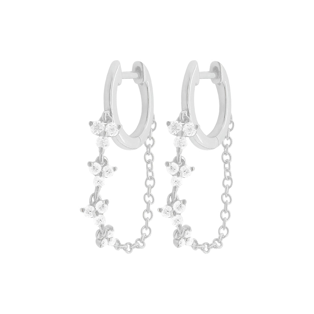 14K GOLD DIAMOND MAISY EARRINGS